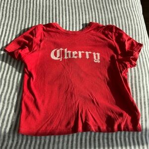 Cherry LA baby tee
